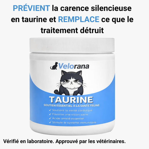 Prévenez la carence silencieuse avant même l'apparition des symptômes grâce au supplément de taurine Velorana™