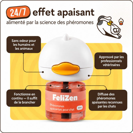 FeliZen — Kit diffuseur apaisant pour chats